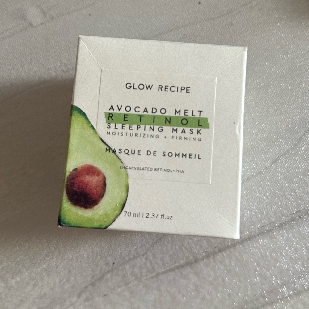 Glow recipe avocado melt retinol sleeping mask NIB